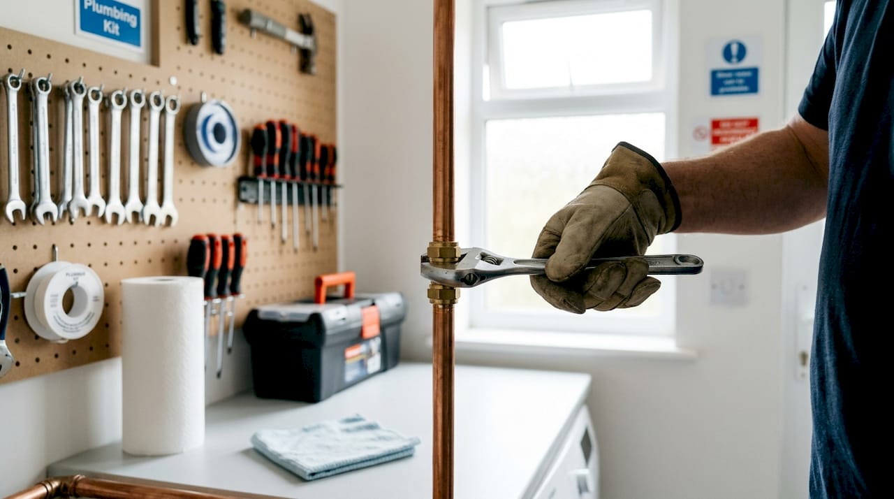Close-up of damaged clay pipe from tool misuse