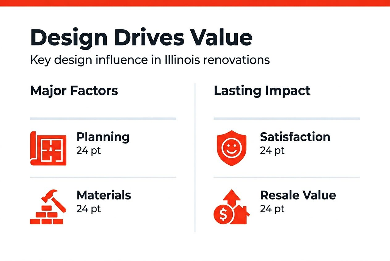 Infographic design factors and renovation outcomes