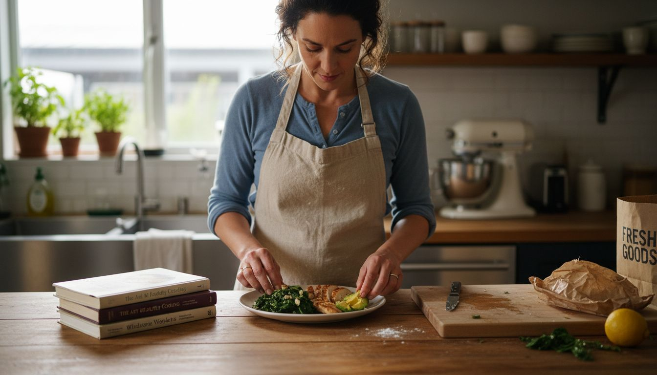 Preparing healthy meal for testosterone support