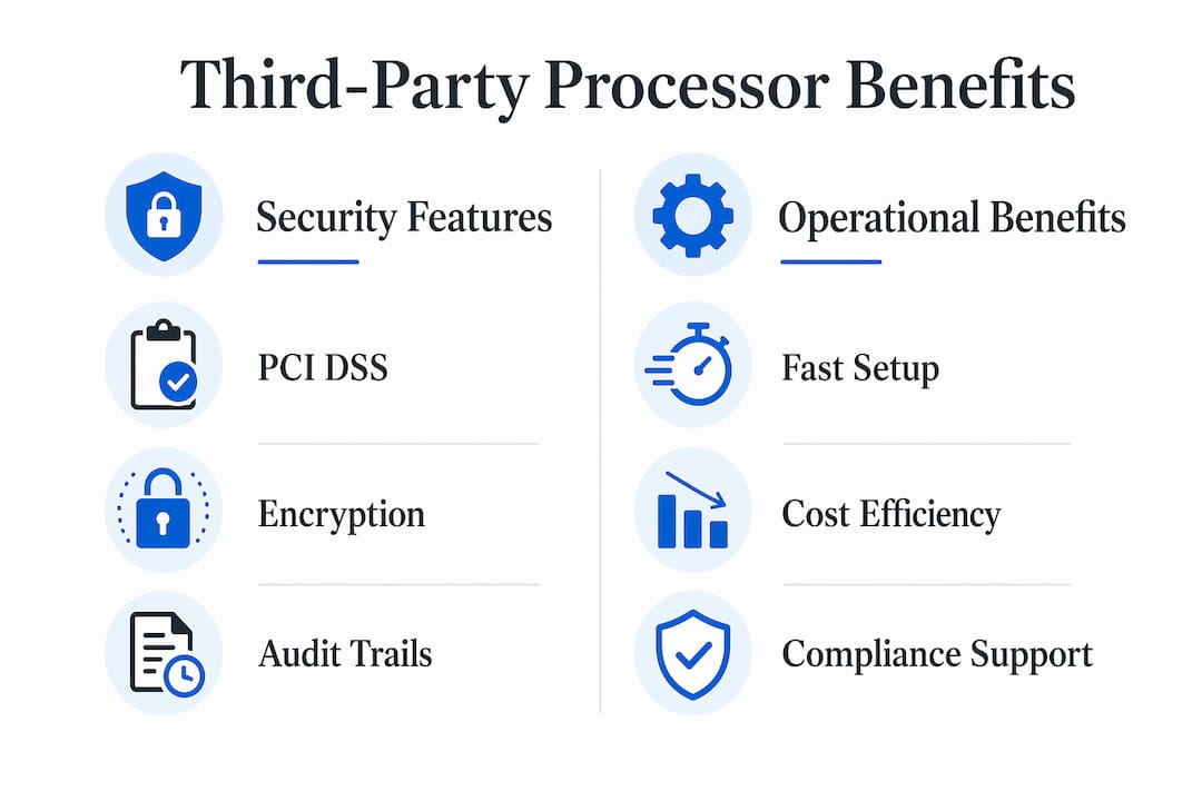 Infographic comparing security and operational benefits