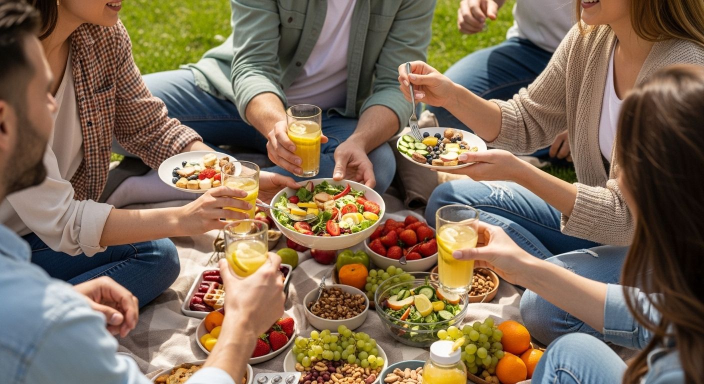 Picknick gesunde Ernährung Immunsystem