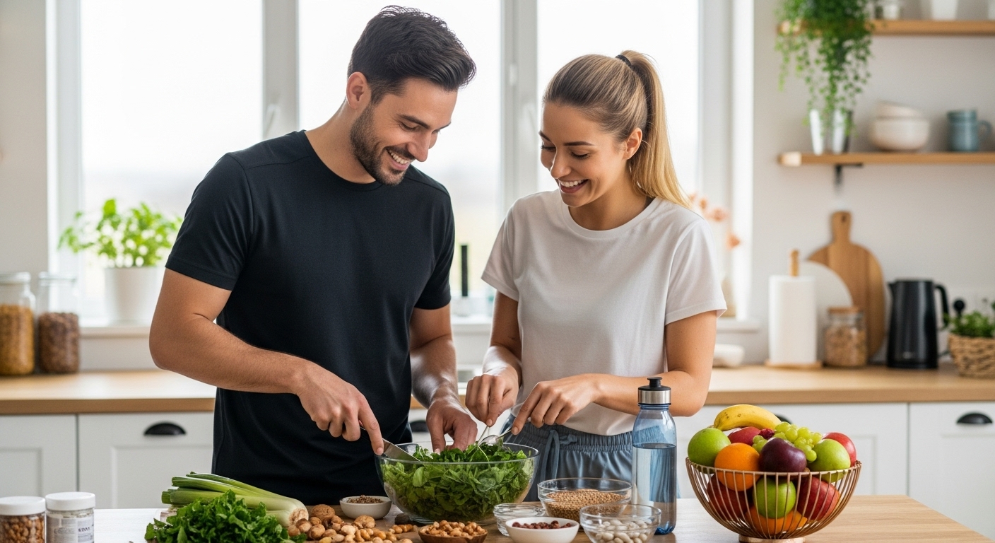 Sportler mineralstoffreiche Lebensmittel