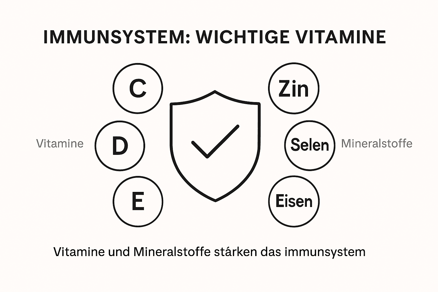 Infografik: So stärken Vitamine unser Immunsystem
