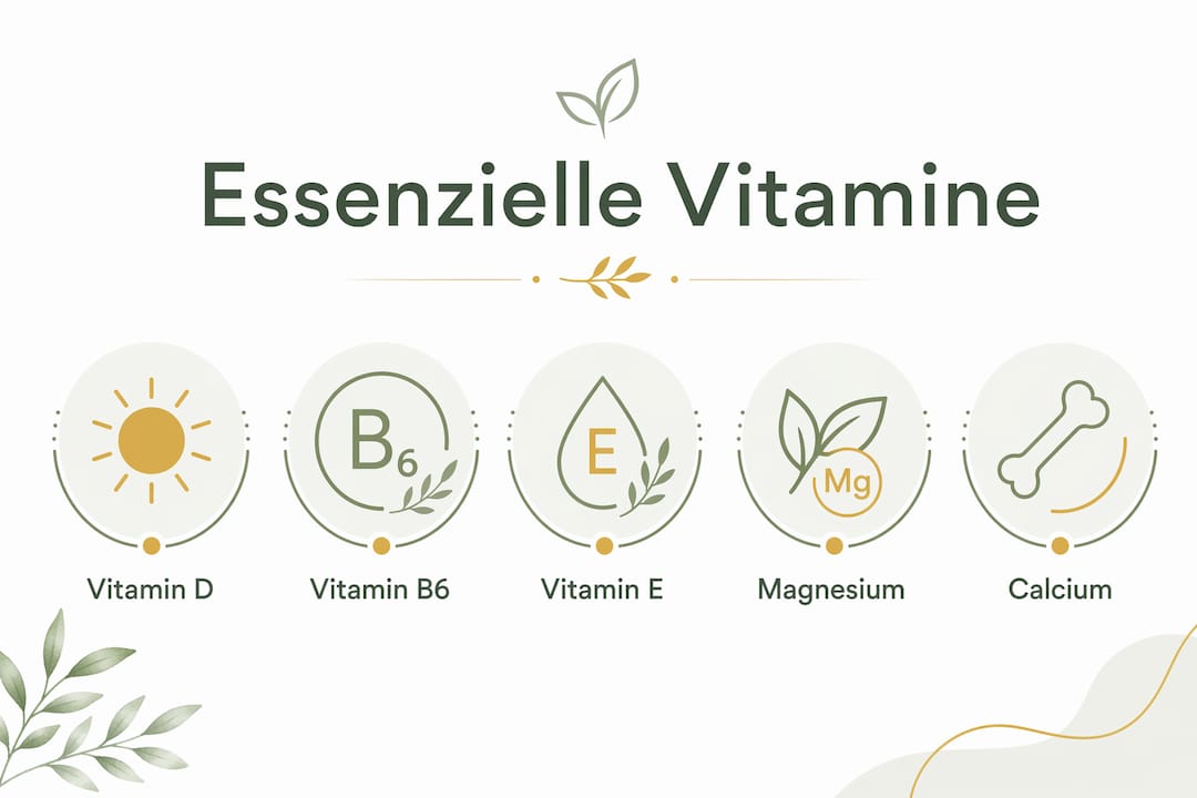 Übersicht: Wichtige Vitamine für die Zeit der Wechseljahre