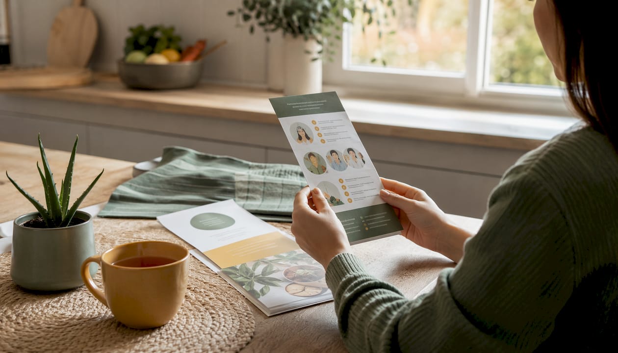 Informationsmaterial zu den Symptomen eines Vitamin-B12-Mangels