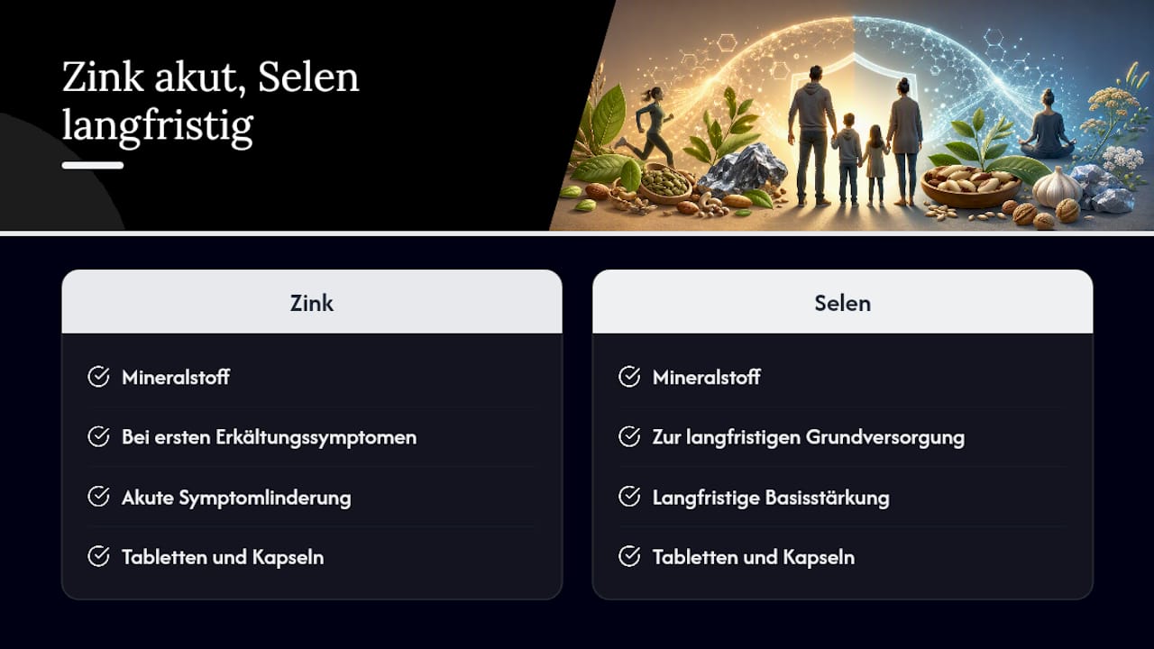 Zink und Selen: Ein Vergleich ihrer Bedeutung für das Immunsystem