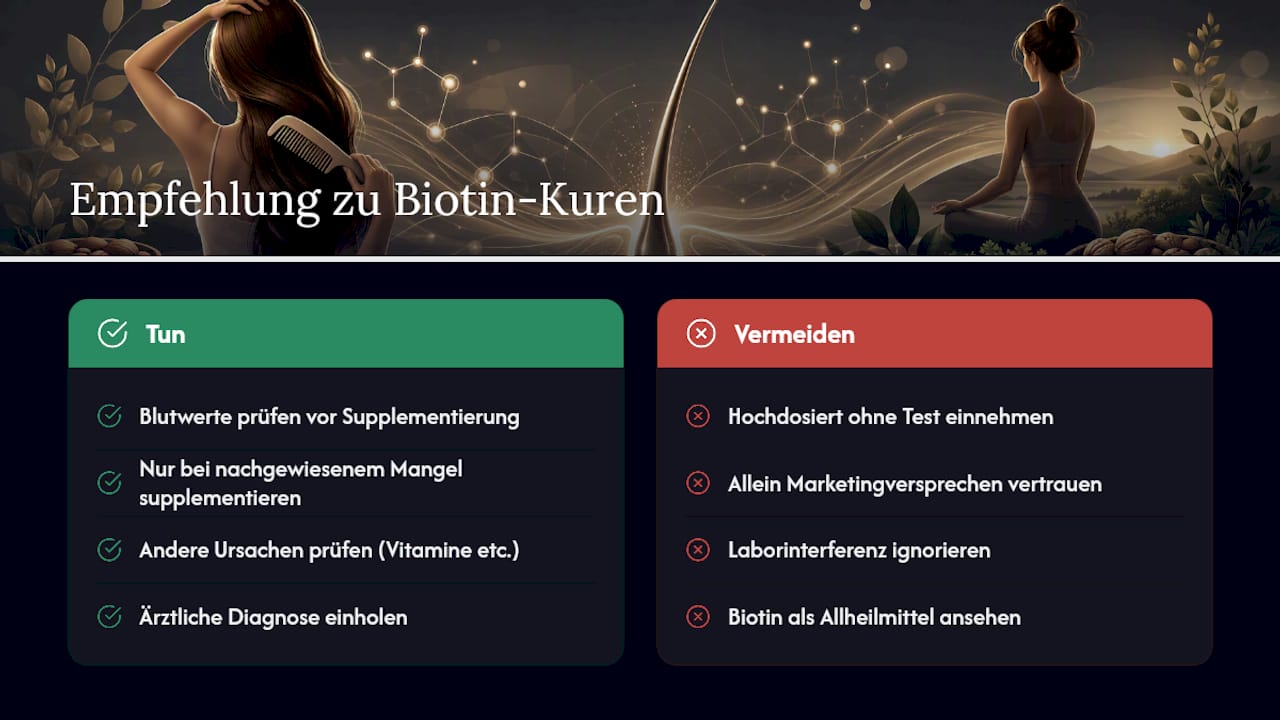 Meine Einschätzung zu Biotin-Kuren gegen Haarausfall — overview diagram