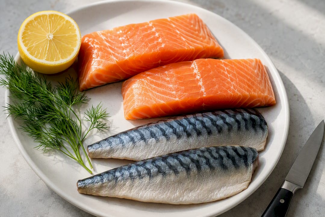 Lachs und Makrele als Quellen für Omega-3-Fettsäuren