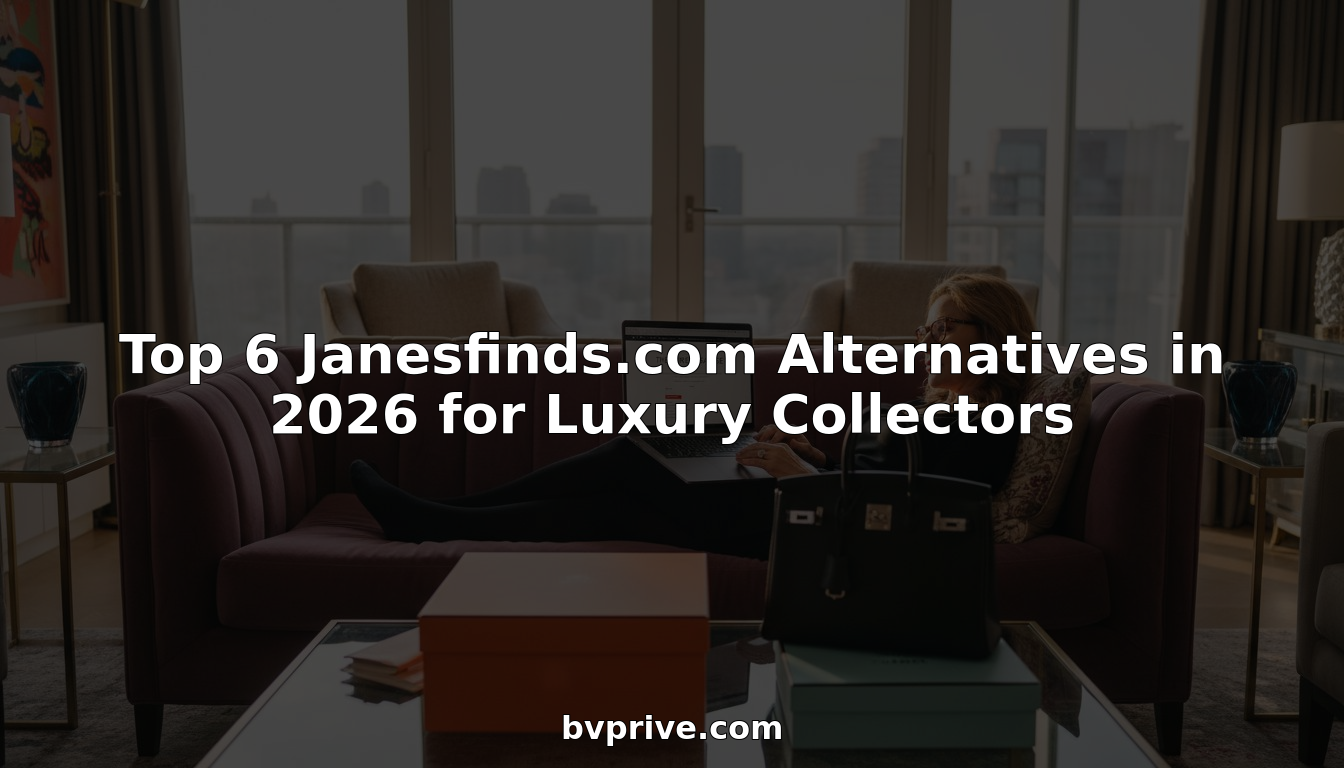 Luxury collector shops handbags in penthouse living room