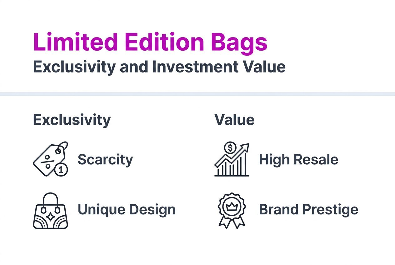 Infographic shows key factors for limited edition bag value