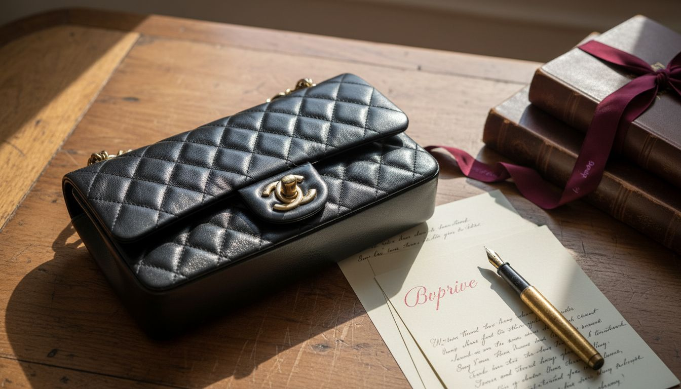 Chanel 2.55 quilting pattern detail