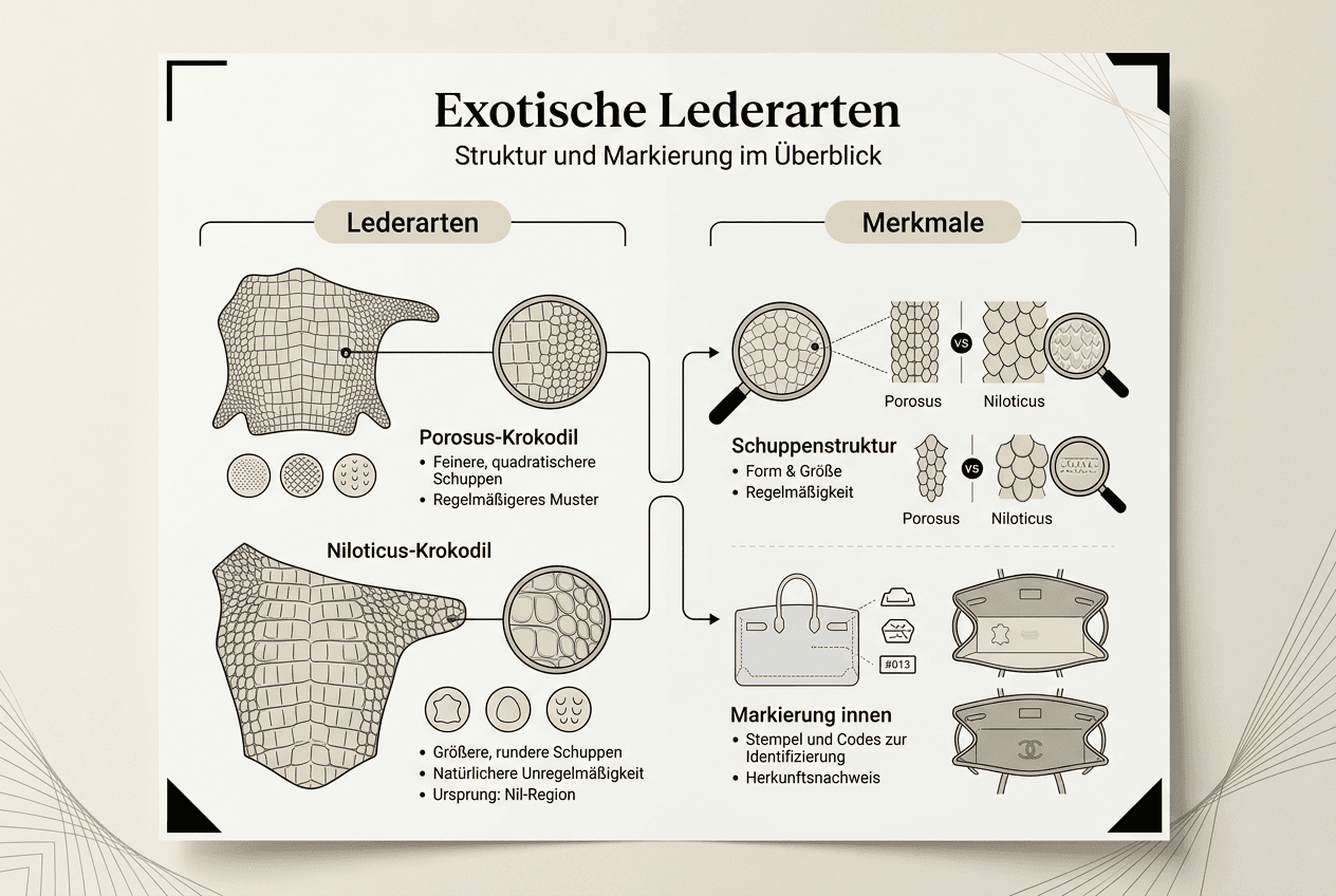 Übersicht: Exotische Lederarten und ihre Besonderheiten