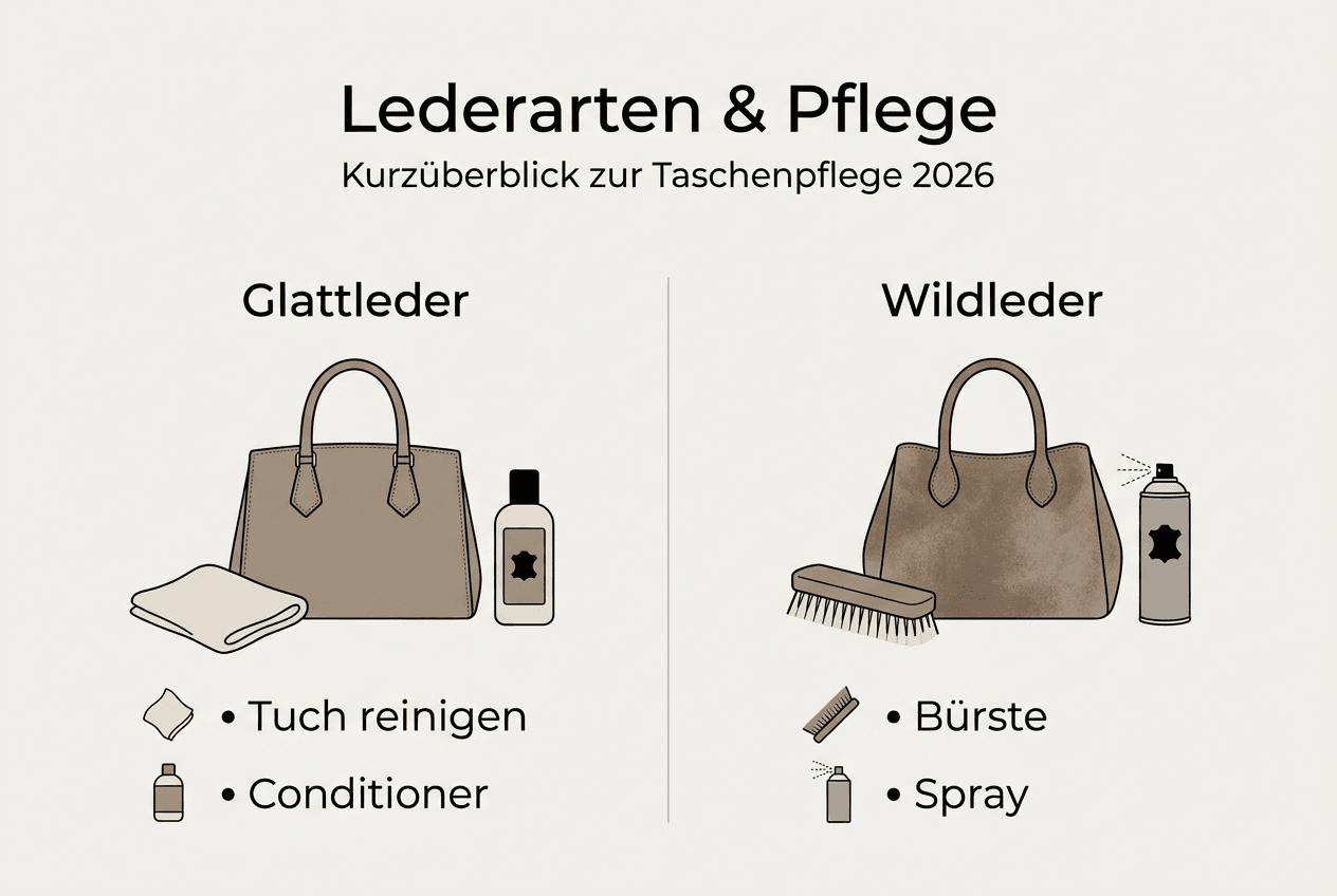 Pflege-Guide: So bleibt Ihre Handtasche aus Leder lange schön – Tipps für verschiedene Lederarten auf einen Blick