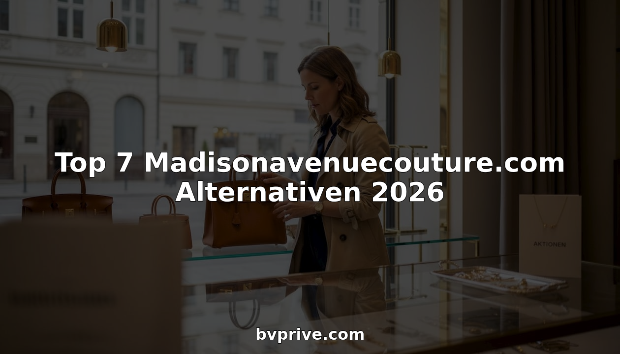 Eine Frau schlendert an einer edlen Handtaschenauslage entlang und lässt sich von den exklusiven Modellen inspirieren.