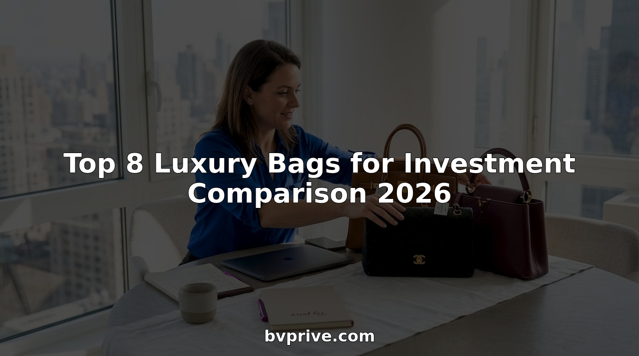 Collector arranging top luxury investment handbags