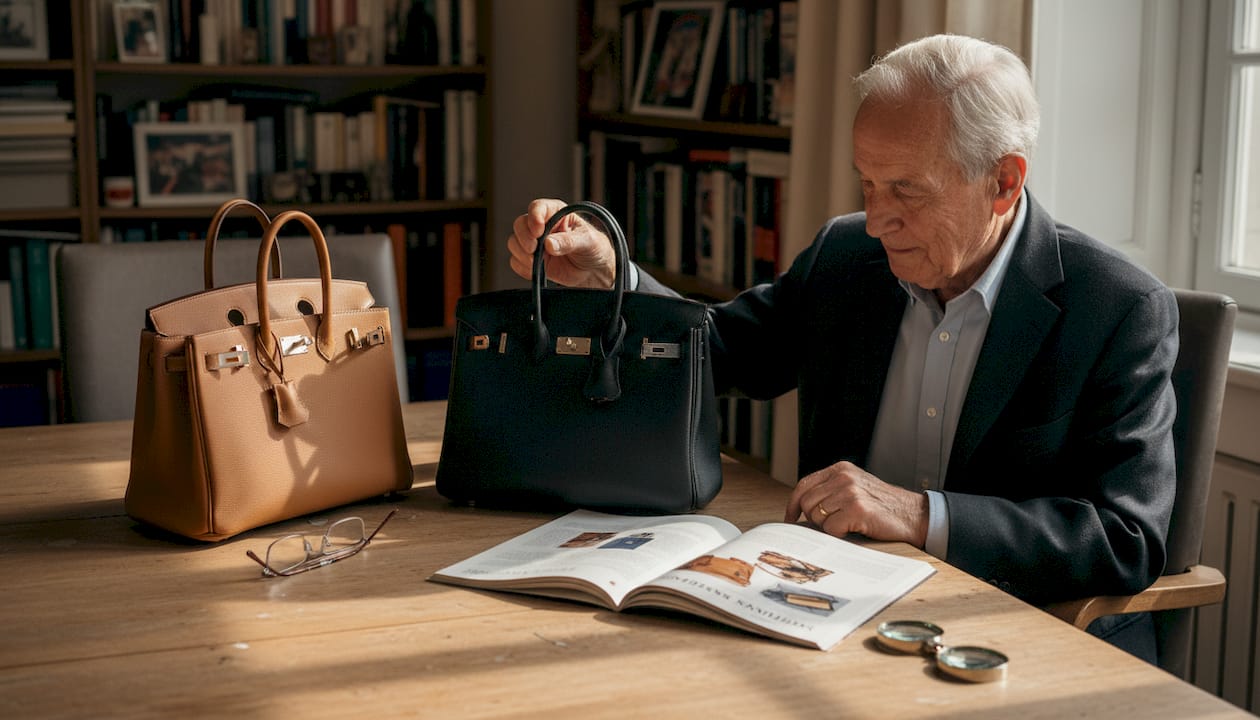 Ein Sammler nimmt die Hermès Birkin und die Kelly Tasche genauer unter die Lupe und stellt die beiden Kultmodelle im direkten Vergleich gegenüber.
