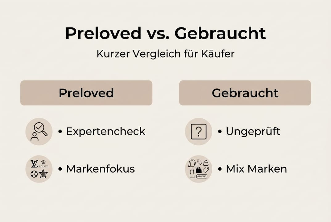 Vergleich: Was unterscheidet Preloved von Secondhand?