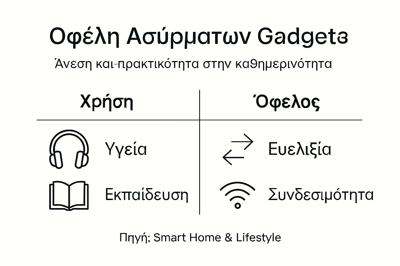 Εικονογραφημένη παρουσίαση: Πώς τα ασύρματα gadgets μας κάνουν τη ζωή πιο εύκολη