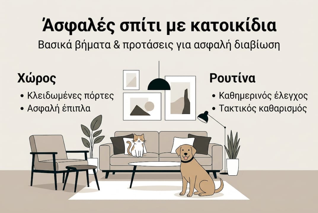 Οδηγός με πρακτικές συμβουλές για να κάνετε το σπίτι σας πιο ασφαλές