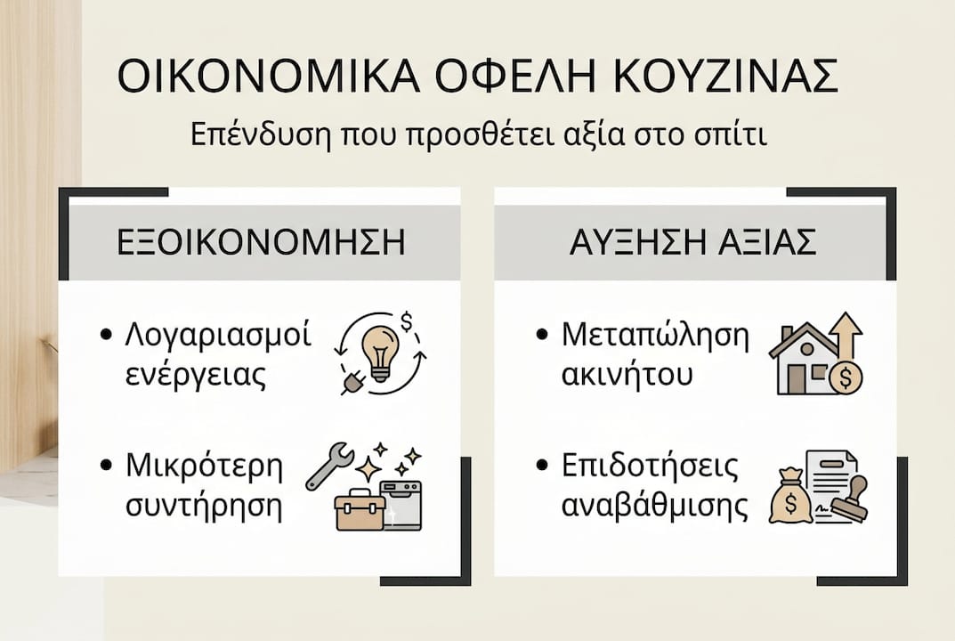 Γραφικό με μια ματιά: Πώς η σωστή κουζίνα σας εξοικονομεί χρήματα