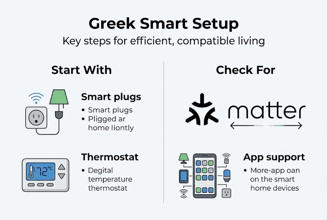 Infographic shows starting devices and compatibility tips