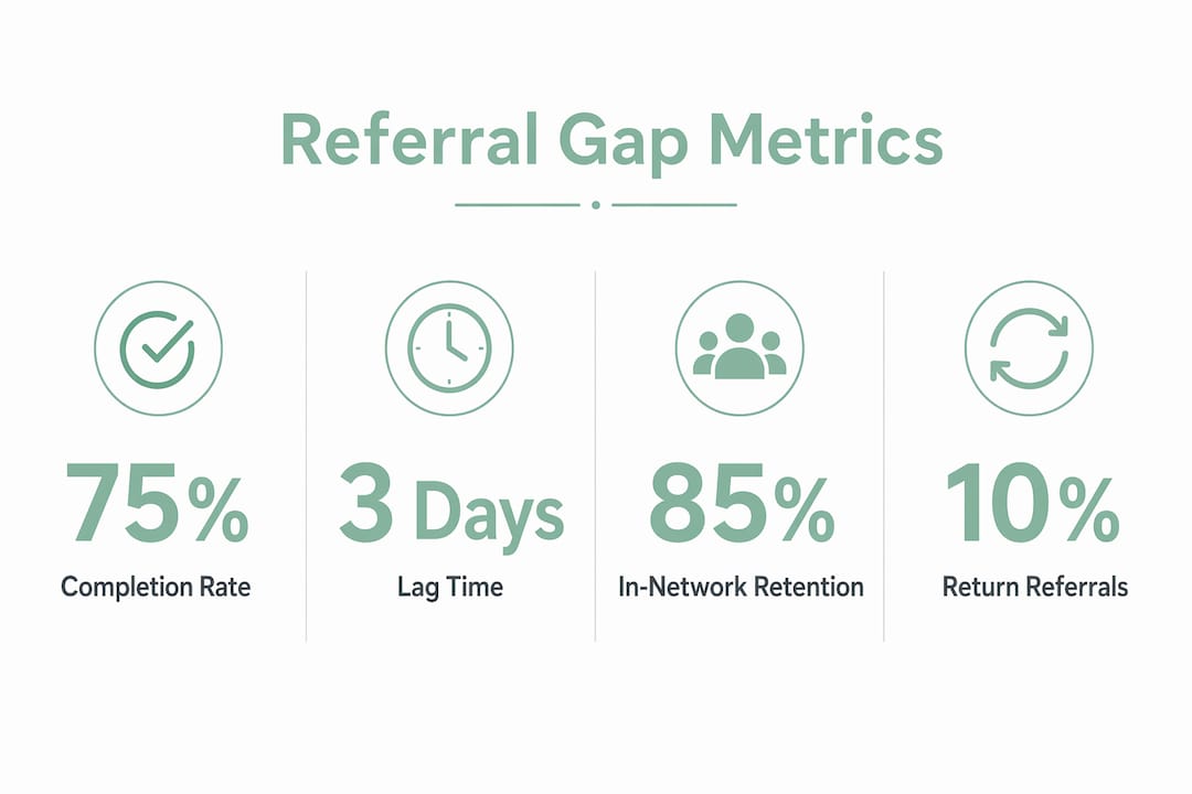 referral gap analysis key metrics