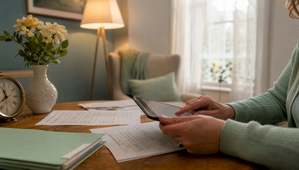 Digital workflows hospice intake tablet