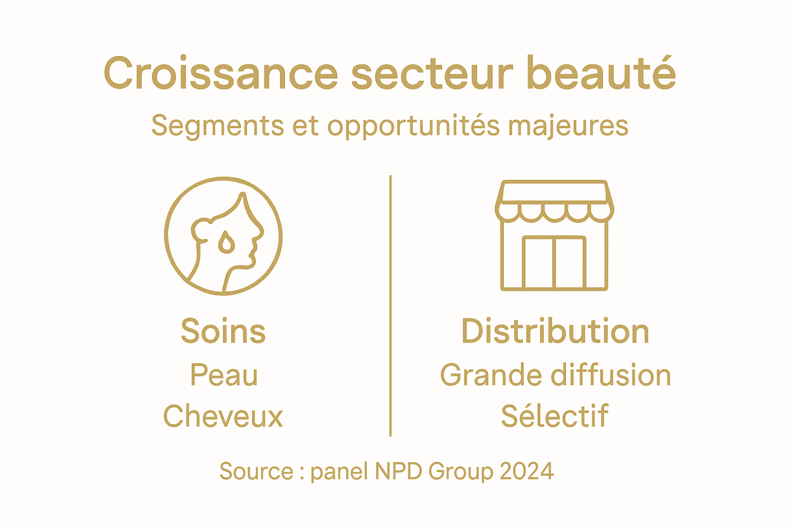 Panorama des tendances et de l’évolution des différents secteurs de la beauté