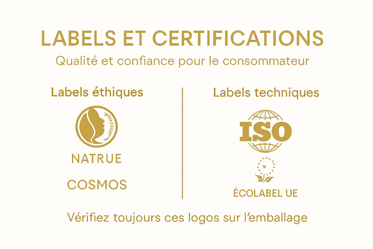 Tout savoir sur les labels et certifications dans l’univers de la beauté : une infographie pour mieux s’y retrouver