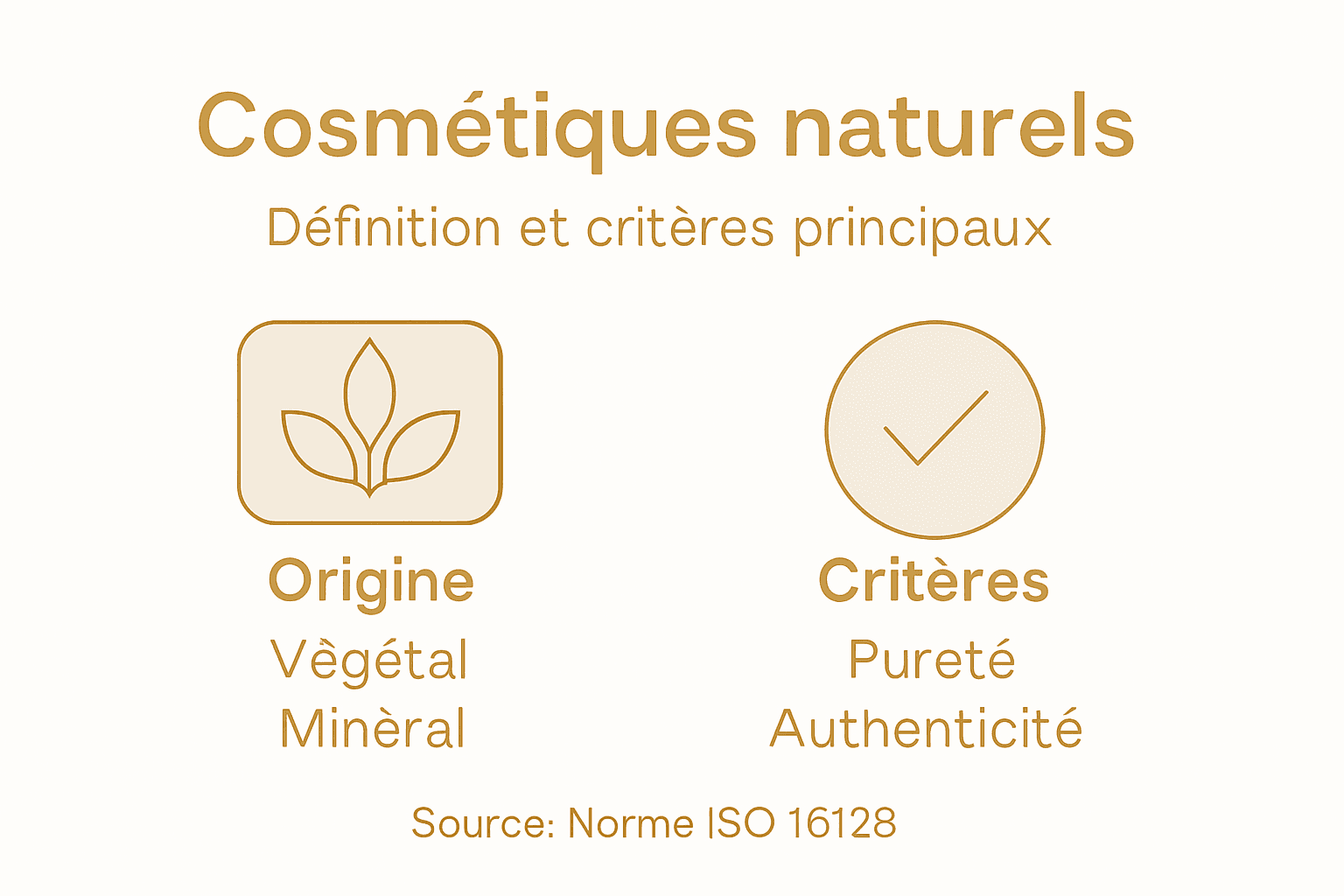 Visuel explicatif : comment reconnaître un cosmétique vraiment naturel ?
