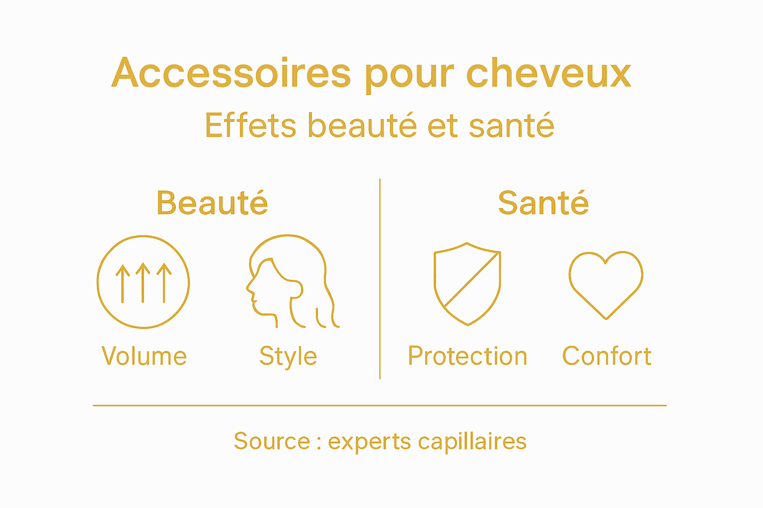 Infographie : quels effets les accessoires pour cheveux ont-ils sur la beauté et la santé ?