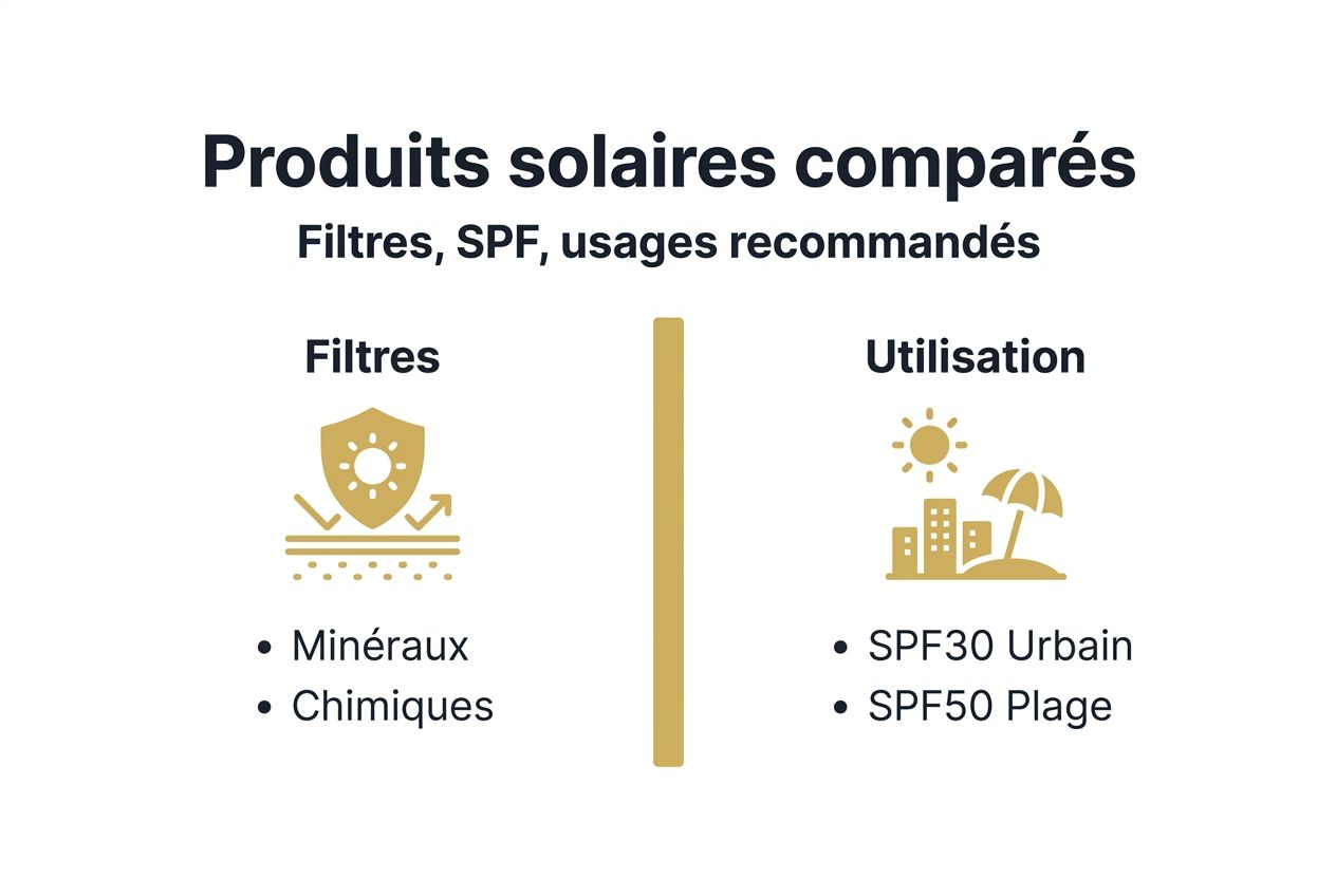 Comparatif visuel des différentes solutions solaires