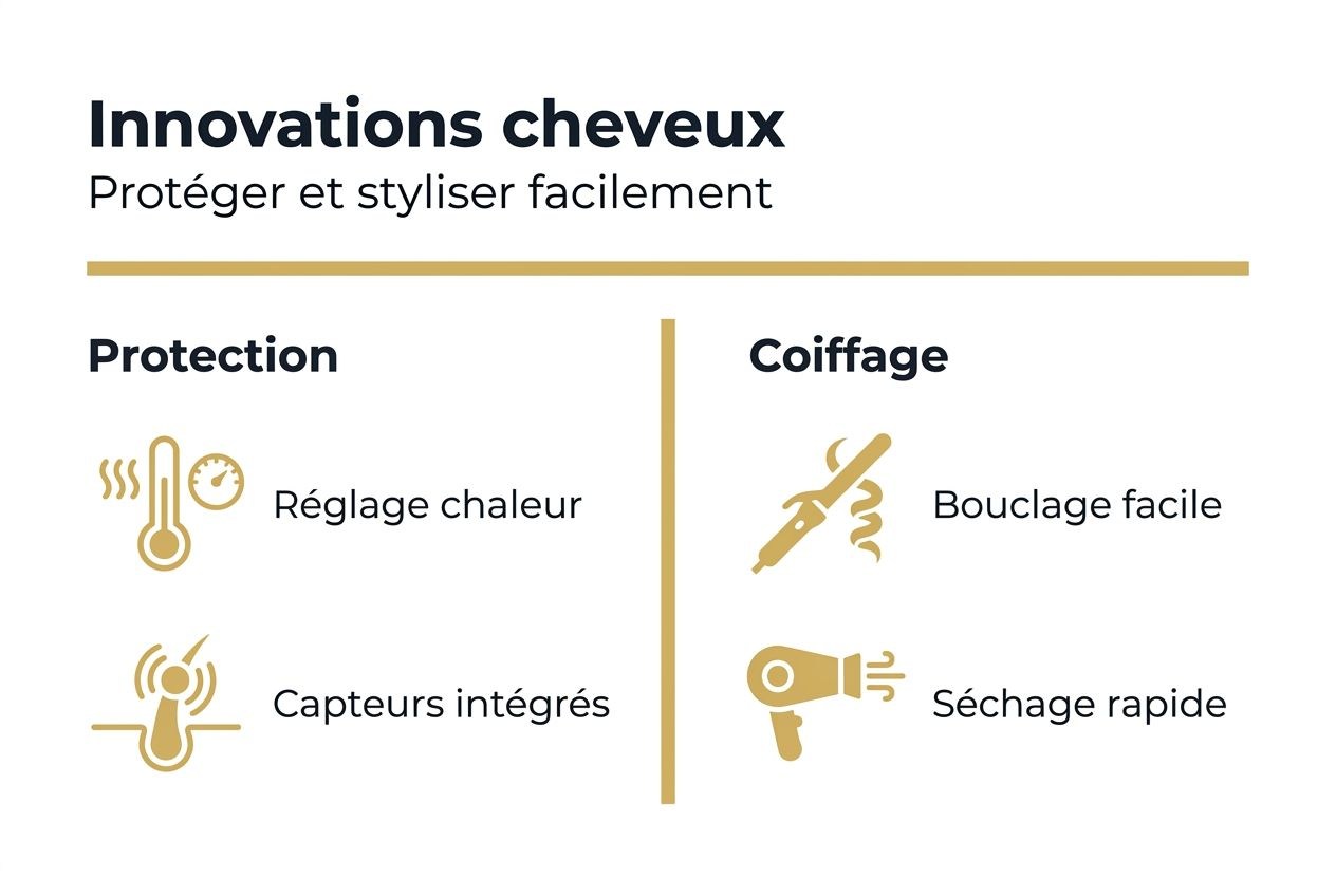 Infographie : les dernières innovations pour protéger et sublimer vos cheveux