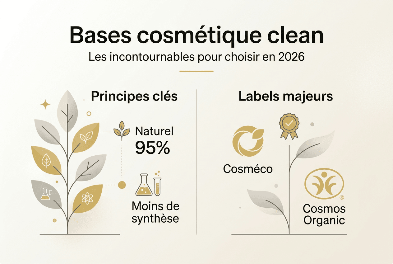 Les essentiels de la cosmétique clean en un coup d’œil : notre infographie pour tout comprendre