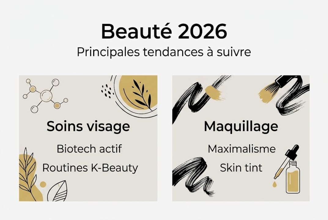 Les grandes tendances beauté à suivre en 2026 : l’infographie à ne pas manquer