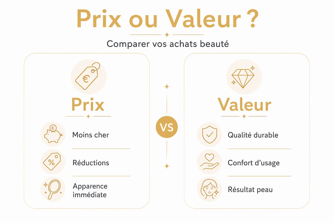 Infographie : rapport qualité-prix des produits de beauté, qui valent vraiment le coup ?