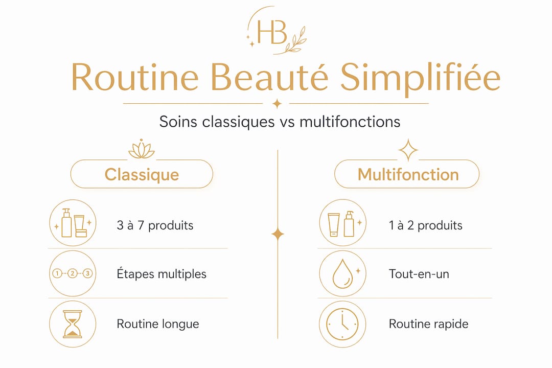 Infographie : soins classiques ou soins multifonctions, lequel choisir ?