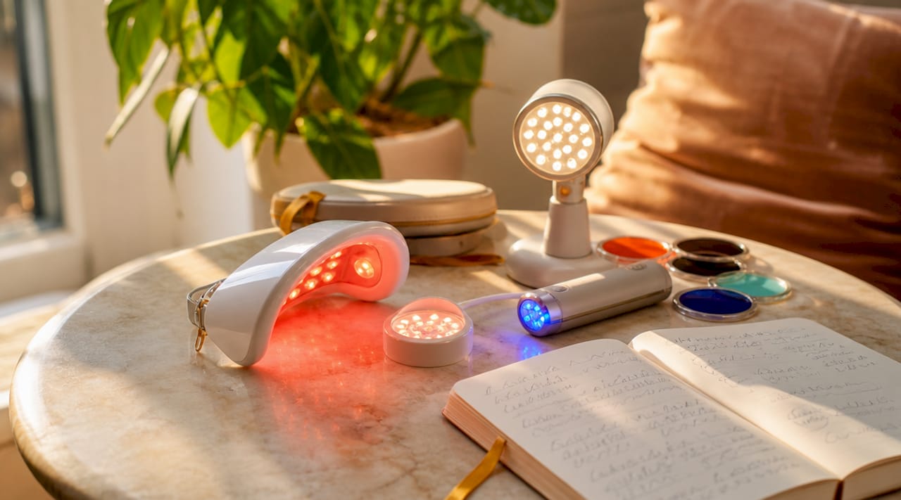 Appareils à LED proposant différentes longueurs d’onde pour la photothérapie