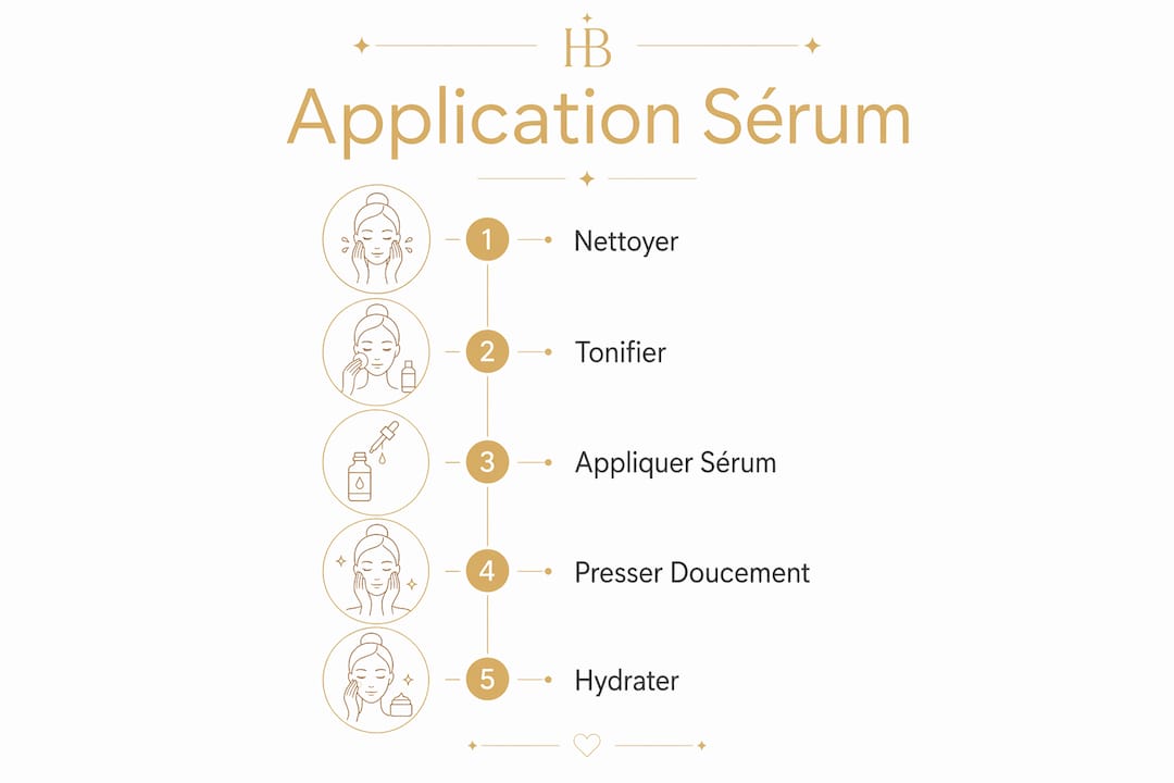 Guide visuel : les étapes essentielles pour appliquer votre sérum visage
