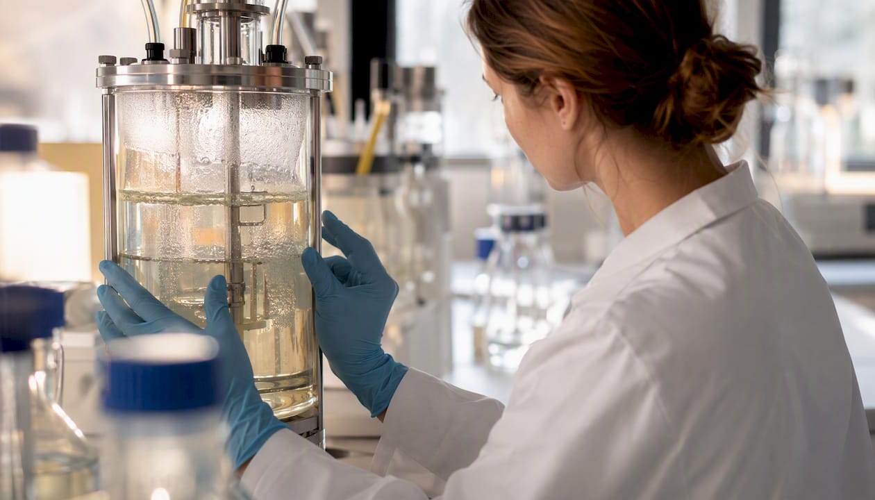 Manipulation d’un bioréacteur contenant un liquide de fermentation