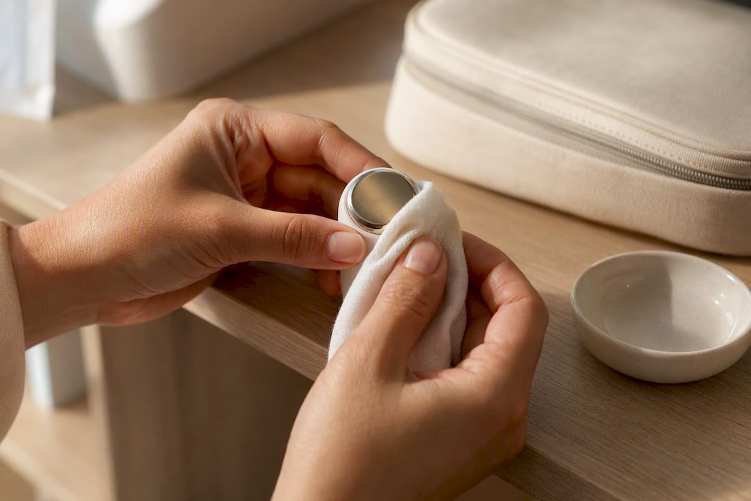 Nettoyage d’un contact facial métallique