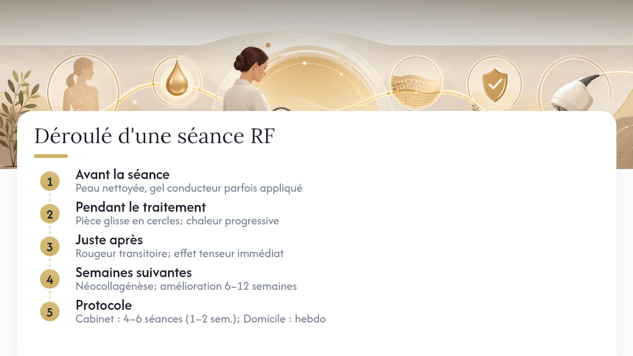 À quoi ressemble une séance et quand voir les résultats — overview diagram