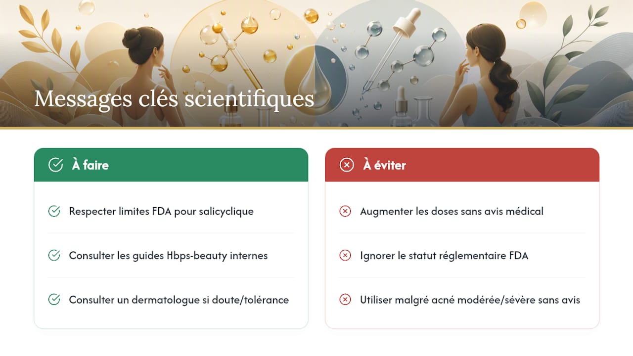 Ce que disent les données scientifiques sur les AHA et BHA — overview diagram