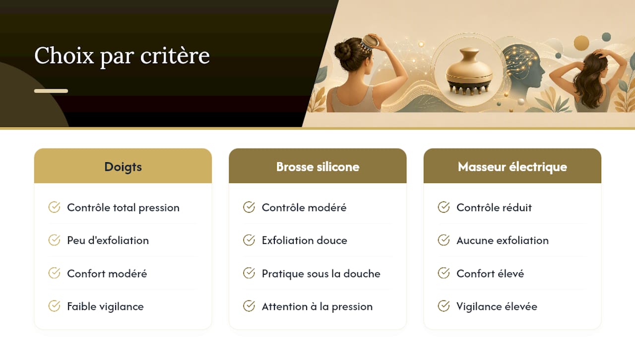 Comparaison de trois techniques de massage