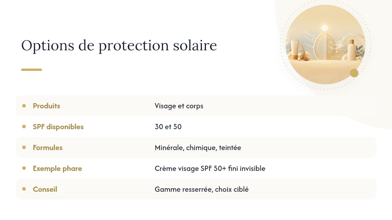 Où choisir votre protection solaire au quotidien — overview diagram