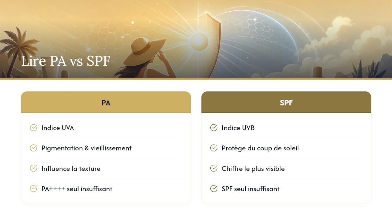 Le regard de Hbps-beauty sur la lecture des étiquettes solaires — overview diagram
