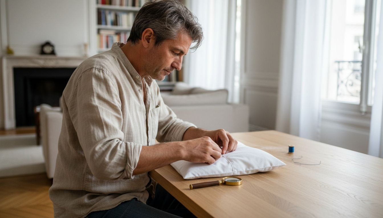 Chaque pièce de linge de maison haut de gamme fait l’objet d’un contrôle rigoureux de ses coutures, garantissant une finition impeccable et une durabilité exceptionnelle.