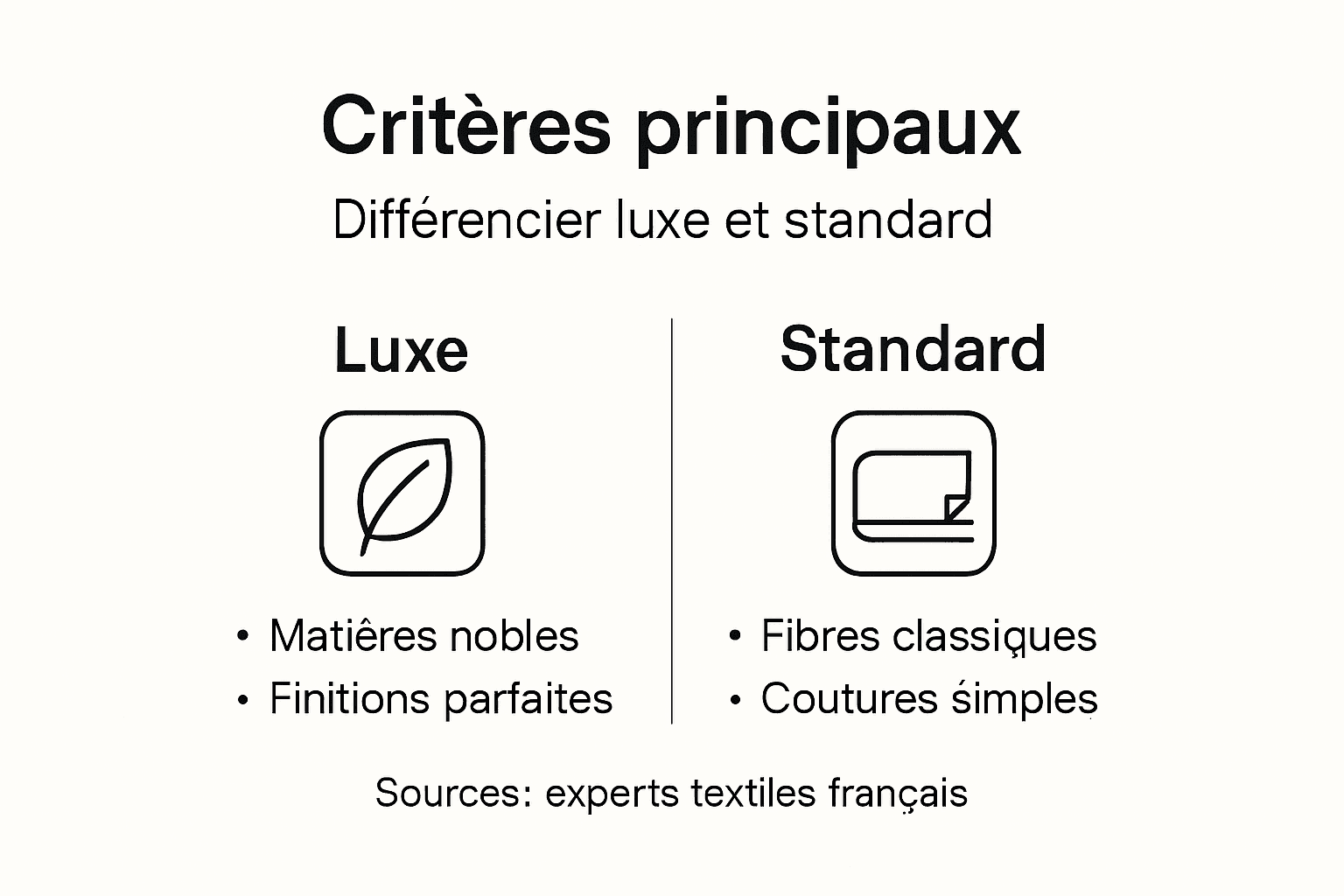 Infographie : les indispensables pour reconnaître du linge de maison haut de gamme