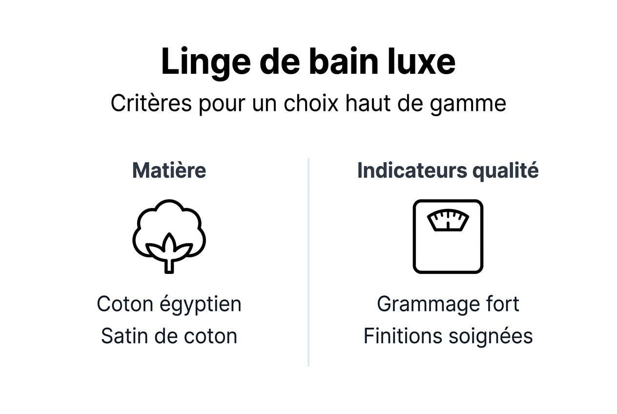 Infographie : comment reconnaître un linge de bain d’exception ?