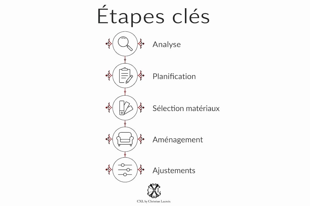 Infographie : les grandes étapes de la création dans l’univers du luxe